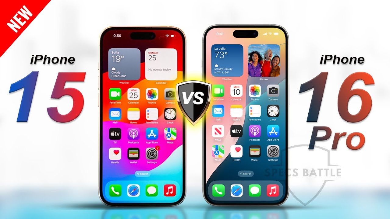 iPhone 15 vs iPhone 16 Pro | FULL SPECS COMPARISON