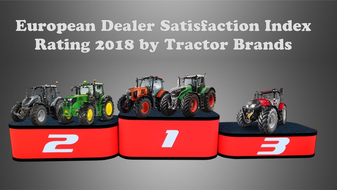 Rating 2018 by Tractor Brands | European Dealer Satisfaction Index | TractorLab