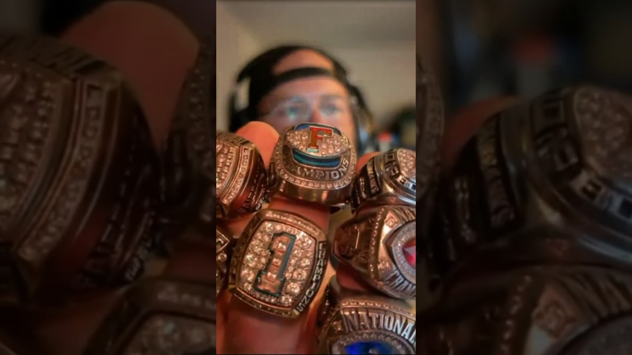 Championship rings from 2006-2010 with the Florida Gators | Swamp Kings