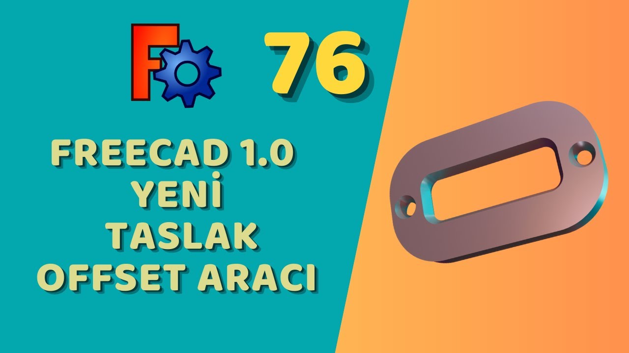 FreeCAD - Yeni Taslak Offset Aracı