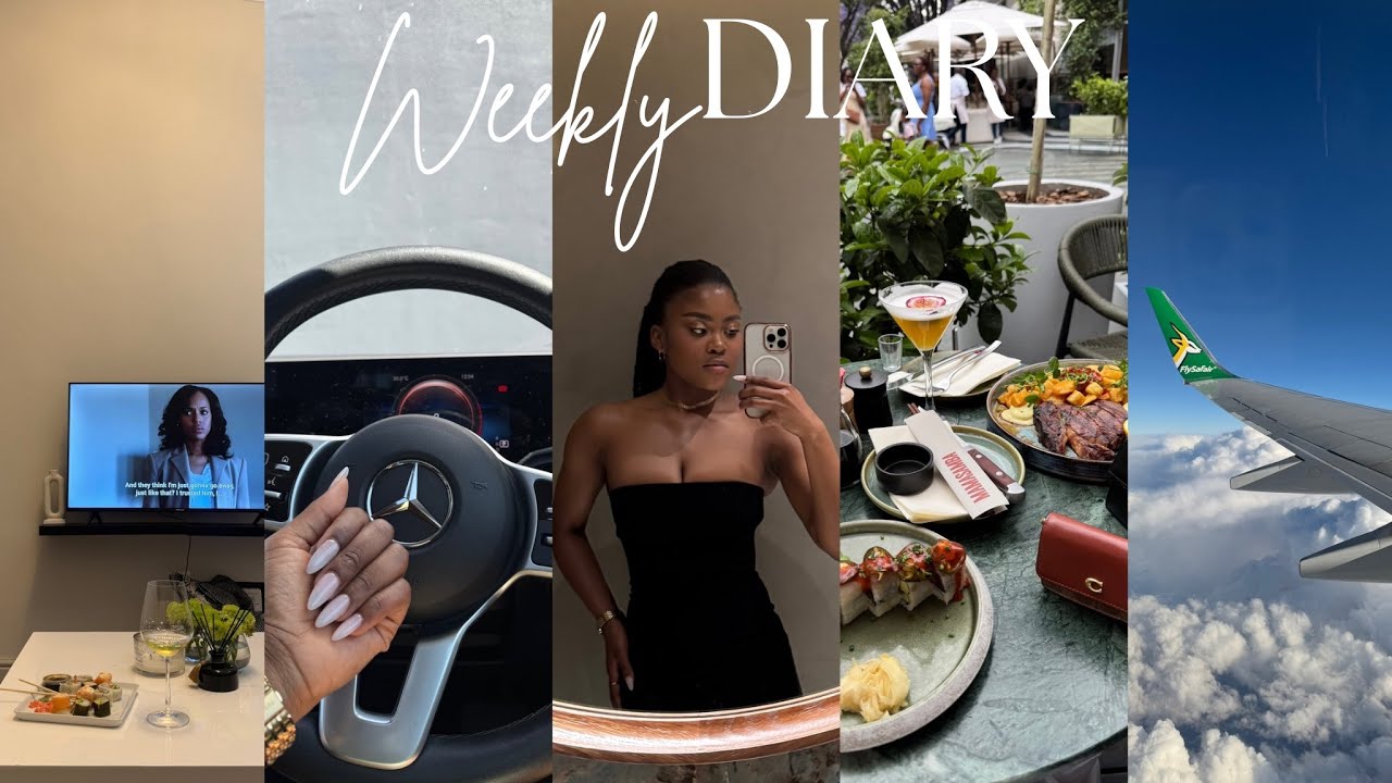 WEEKLY DIARIES | life update, 72 hours in JHB, solo friday night, gym, restaurant hopping & more! 