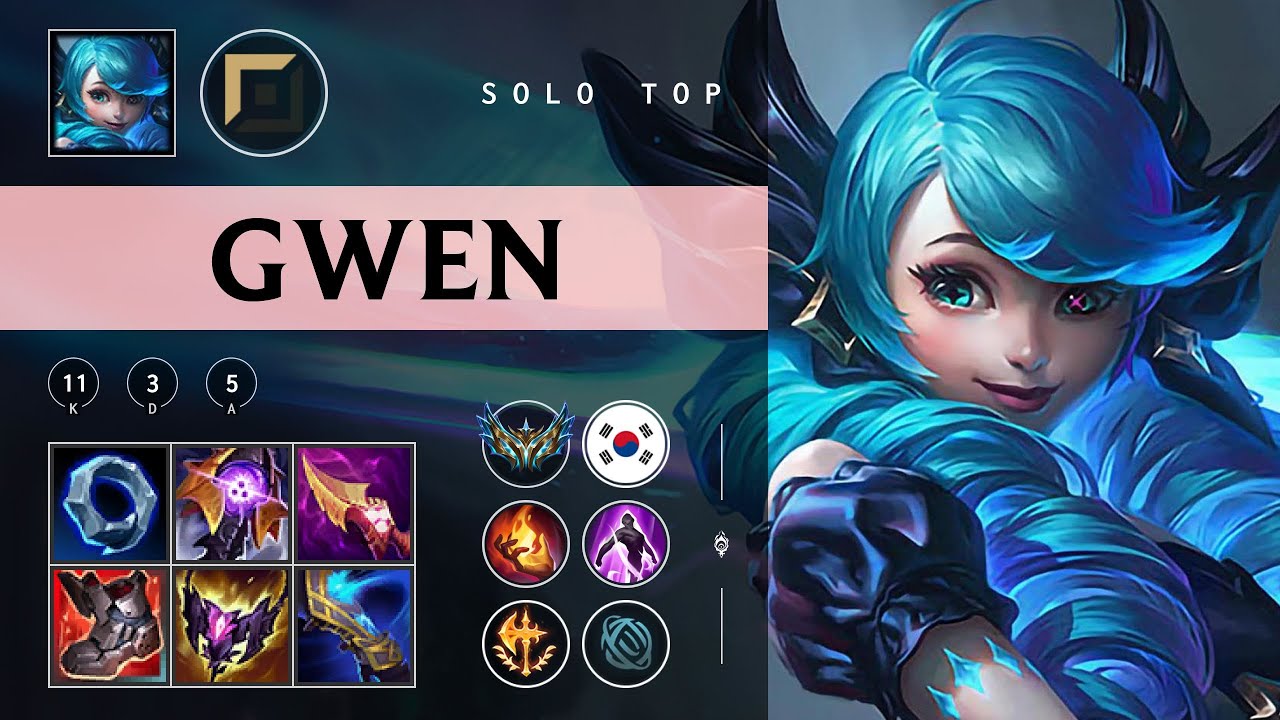 Gwen Top vs Jax - KR Challenger Patch 25.24