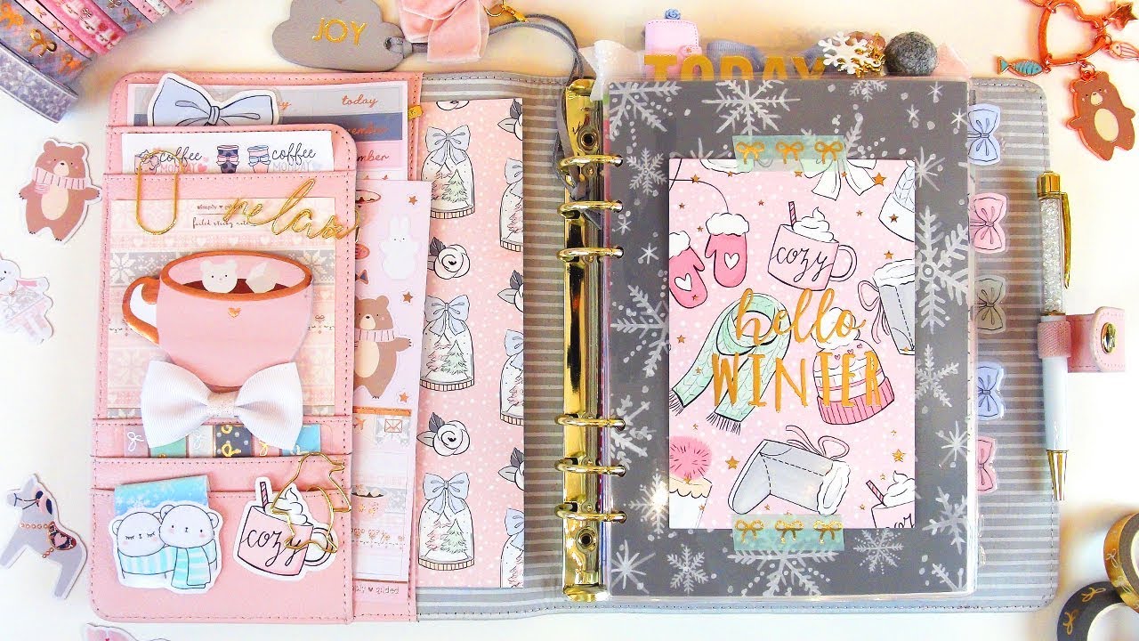 My Winter Work Planner Setup 2019! (Kikki K Soft Pink A5)