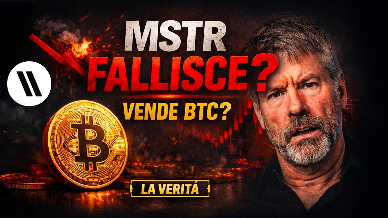 MICHAEL SAYLOR e STRATEGY (MSTR) RISCHIA DI FALLIRE e VENDERE BITCOIN? ECCO LA VERIT&Agrave;