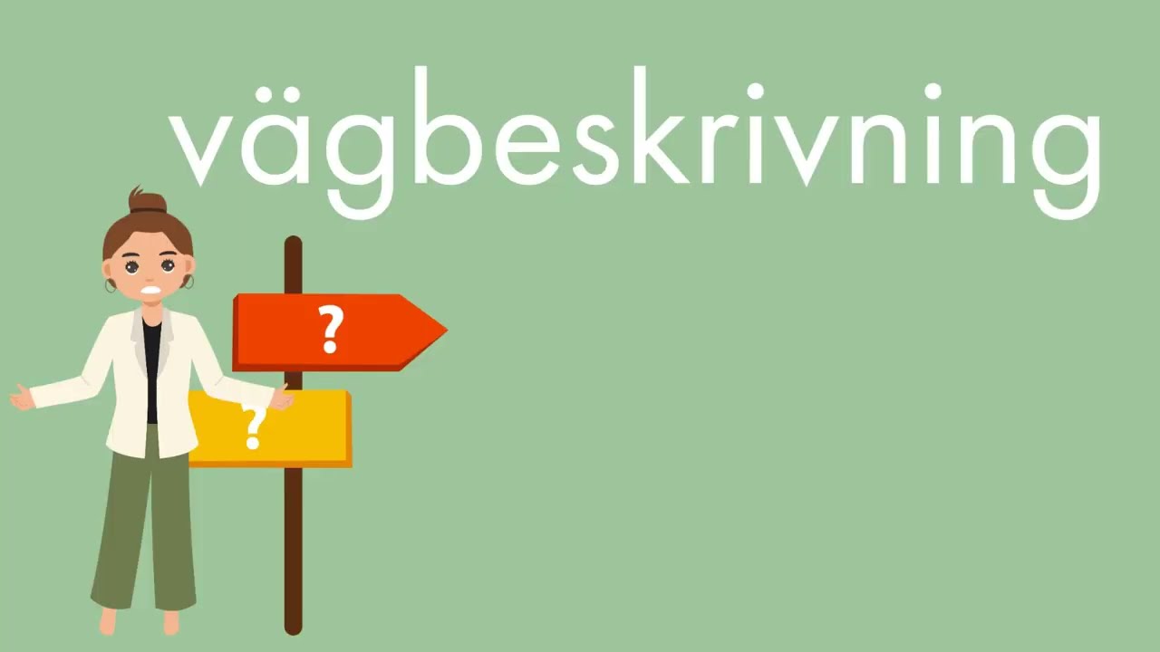 platser och vägbeskrivning (sfi)