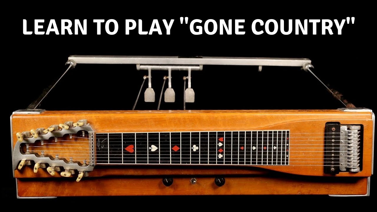 Как играть соло на педальном стил-гитаре «Gone Country» (классика Алана Джексона)