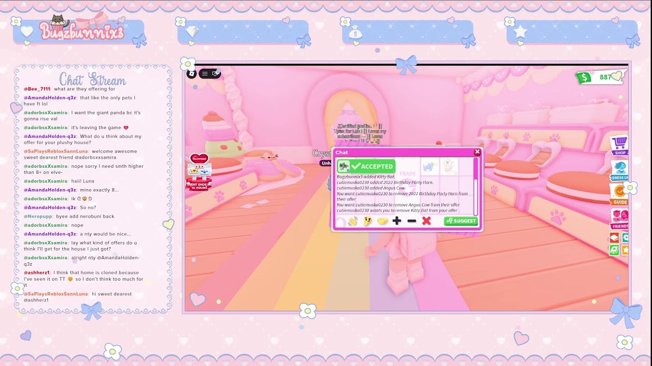 trading/ grinding on adopt me!