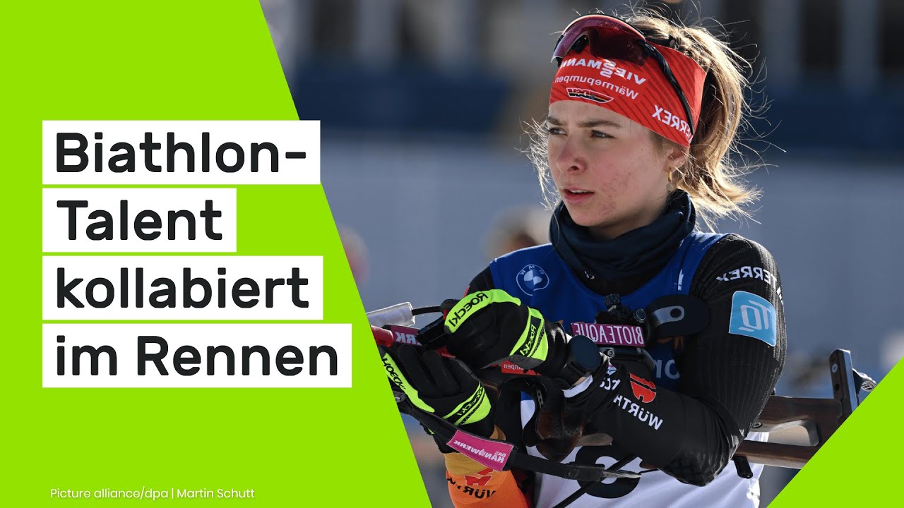 Johanna Puff: Biathlon-Talent kollabiert im Rennen &ndash; Teamkollege packt aus
