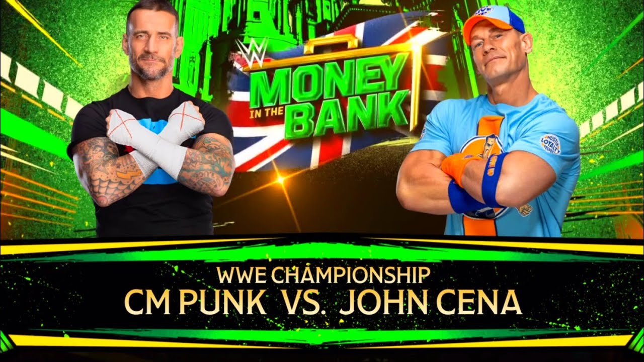 WWE2K24 CM Punk VS John Cena Match Gameplay!