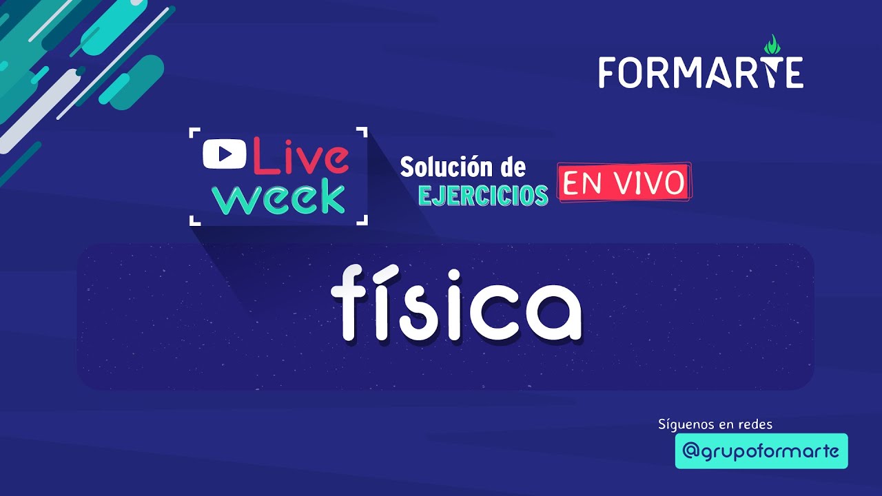 🔴 Solución de ejercicios tipo ICFES: Física | #LiveWeek
