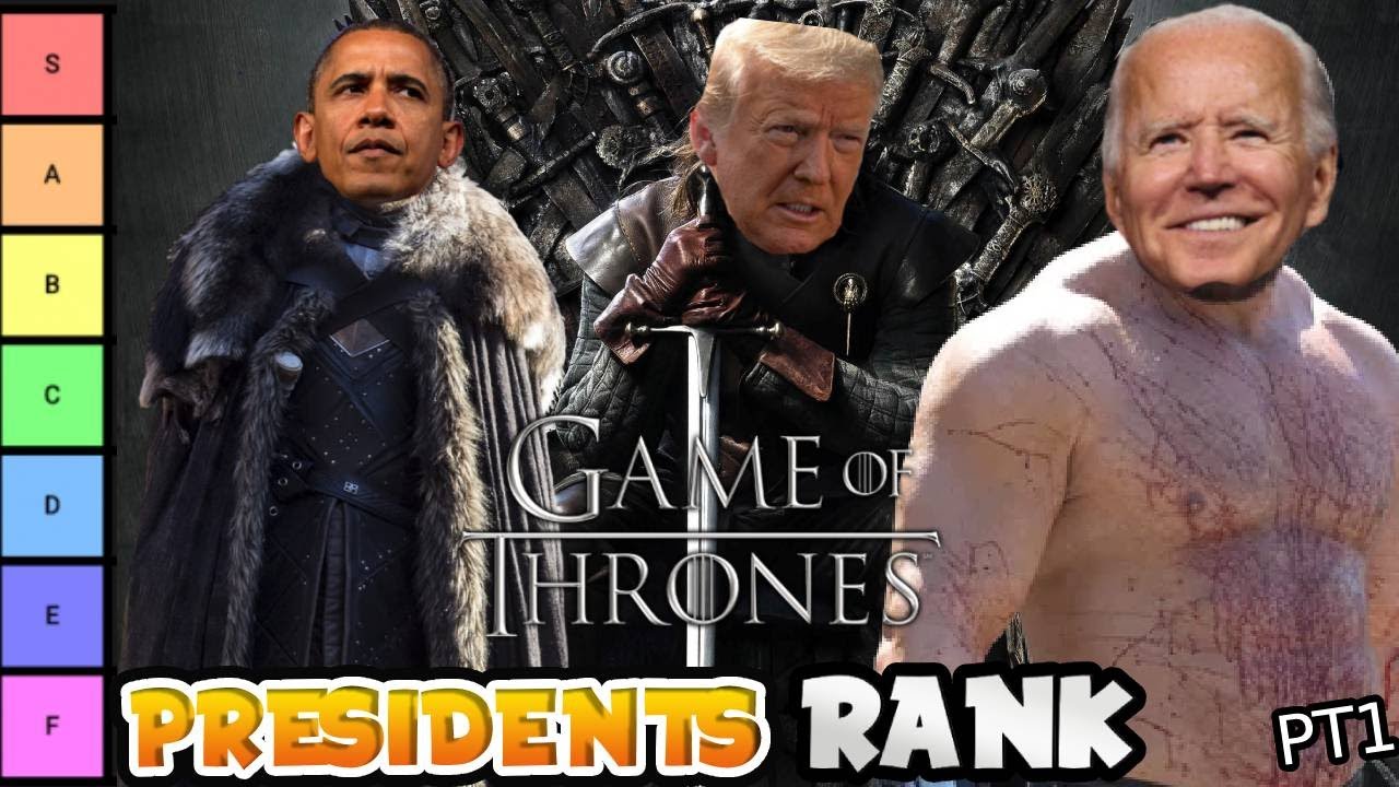 Trump, Biden, and Obama RANK Game of Thrones | TIER LIST part 1