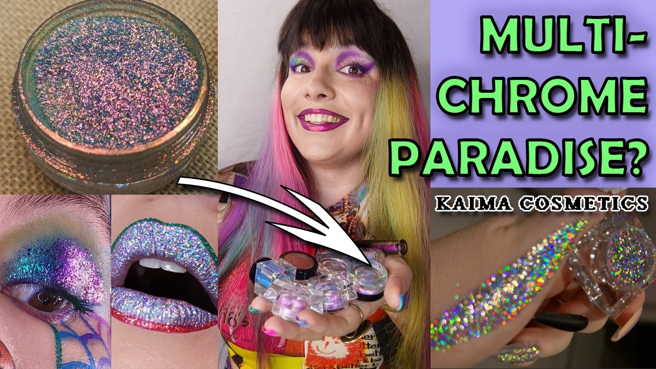 KAIMA cosmetics discount code and multichrome eyeshadow HACKS! ✨