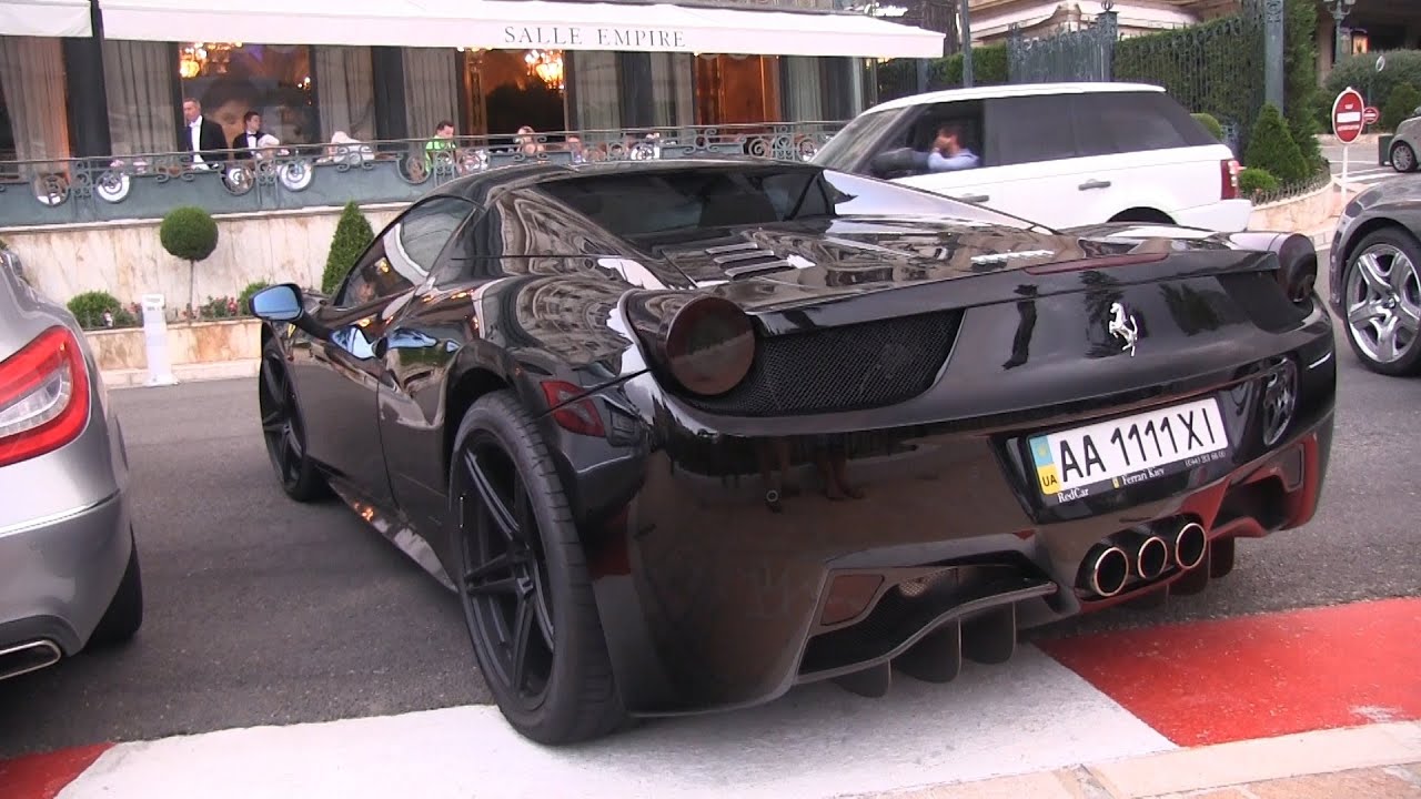 Epic Ferrari 458 Spider from Ukraine in Monaco!