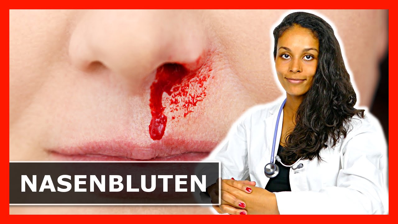 NASENBLUTEN &ndash; ERSTE HILFE! Tipps zum Stoppen der Blutung!