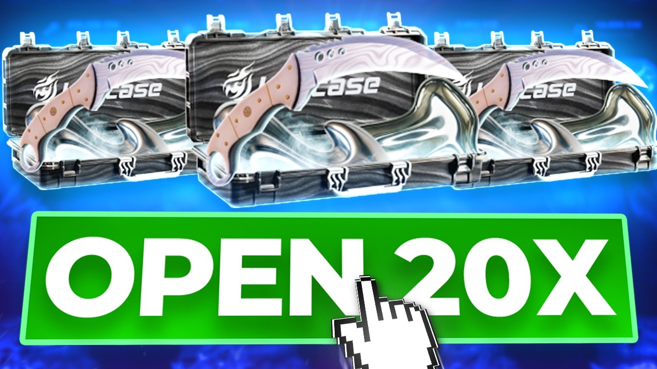 I Opened Over 20x of the TALON KNIFE ONLY CASE!! - HELLCASE