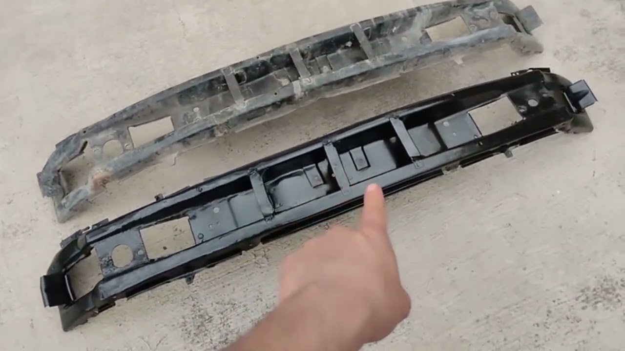 Cuadrando el frente de mi Golf mk3 con el reemplazo del refuerzo de facia | Muy fácil