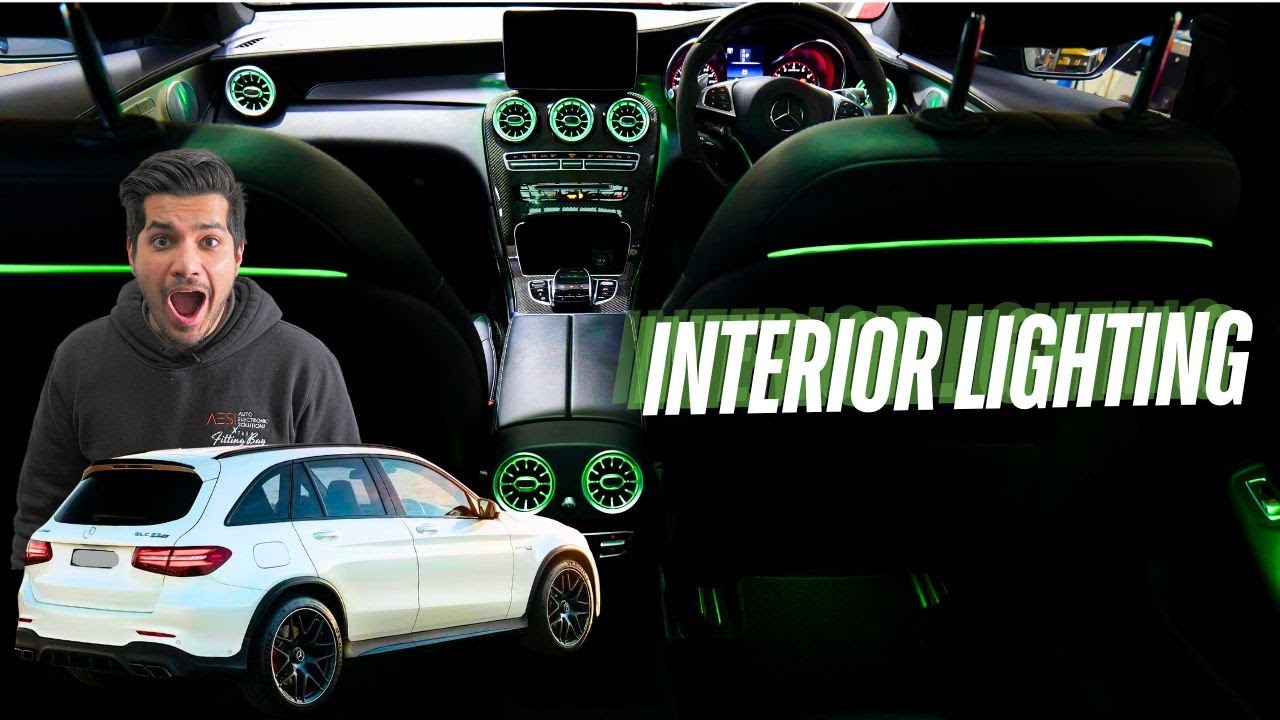 Мы установили ПОТРЯСАЮЩИЙ комплект подсветки салона на GLC63S! (64 ЦВЕТА / GLC 2015-2021)