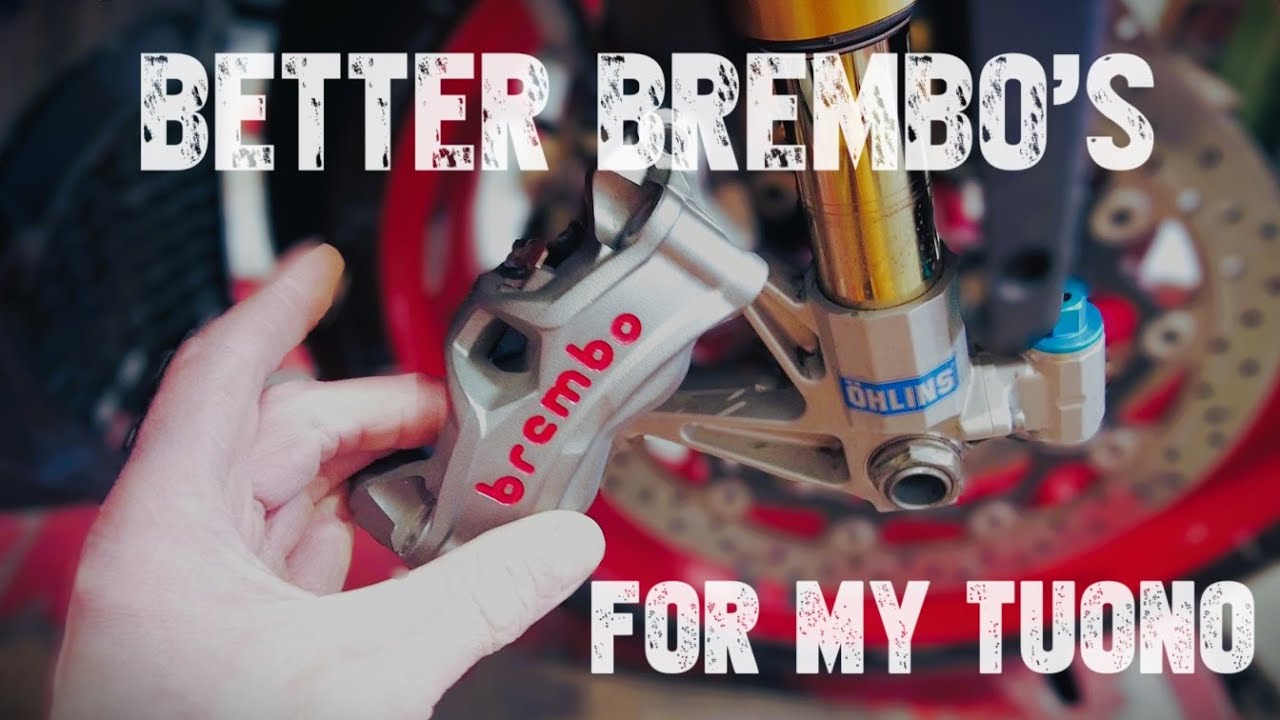 Better Brembo's for my Tuono. Aprilia service Part 2 Upgrading brakes. HEL Master Cylinder