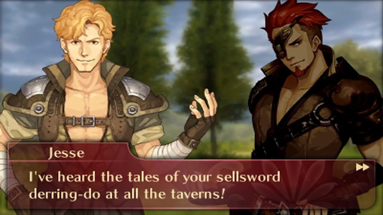 Fire Emblem Echoes: Shadows of Valentia - Jesse & Saber Support Conversations