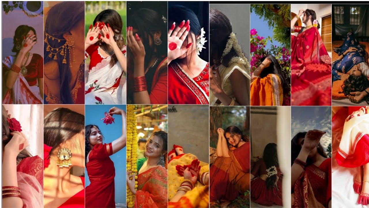 Elegant Hidden Face Girls DP in Saree | WhatsApp DP Pics | Profile Picture | HD DP Photos