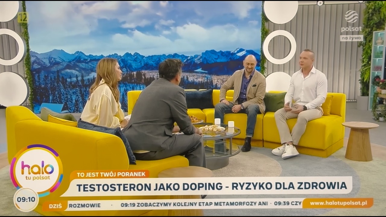 MOJE WYSTĄPIENIE W HALO TU POLSAT - TESTOSTERON