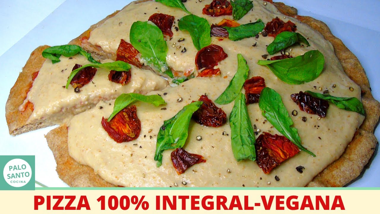 Masa de PIZZA con harina INTEGRAL | PIZZA VEGANA