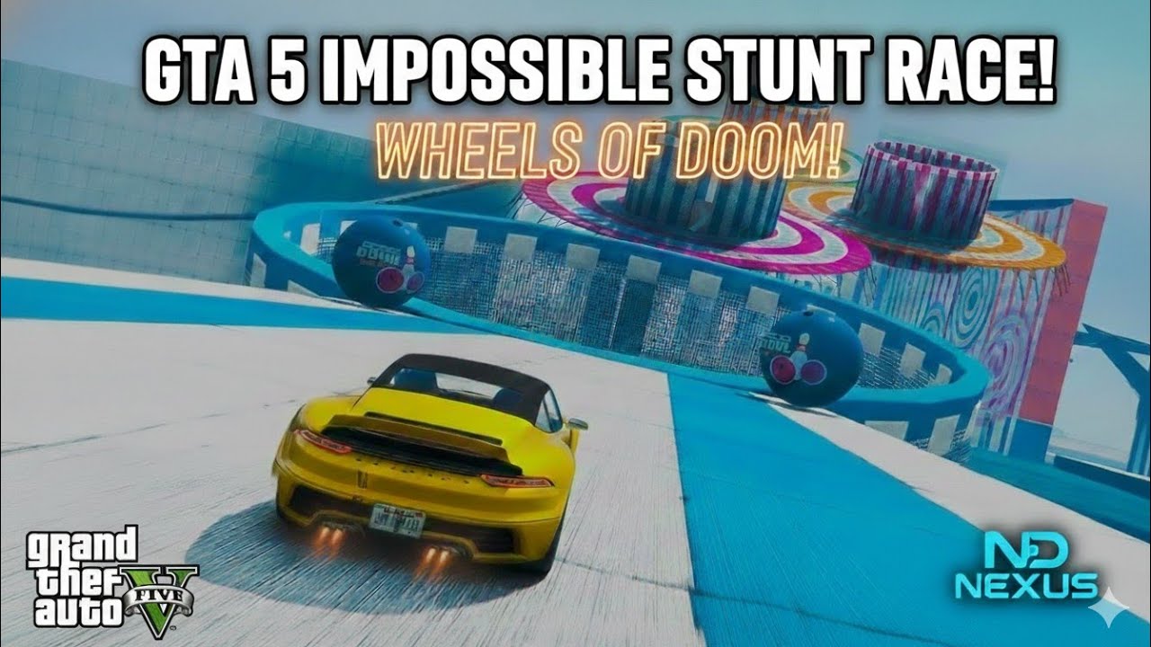 IMPOSSIBLE PARKOUR EVER GTA5 HARDEST PARKOUR RACE TOR | No one can survive 