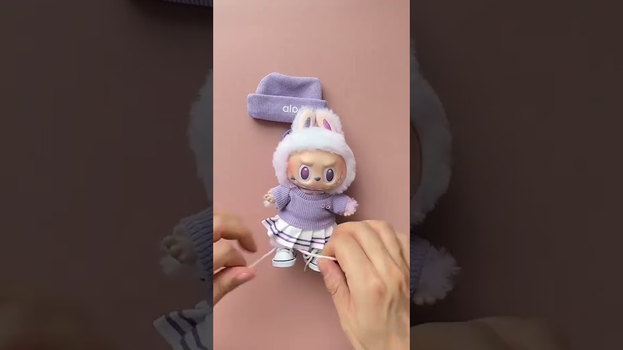 Labubu daily outfit #popmart #labubu #zimomo #labubuclothes #labubuv2 #labubuv3 #unboxing