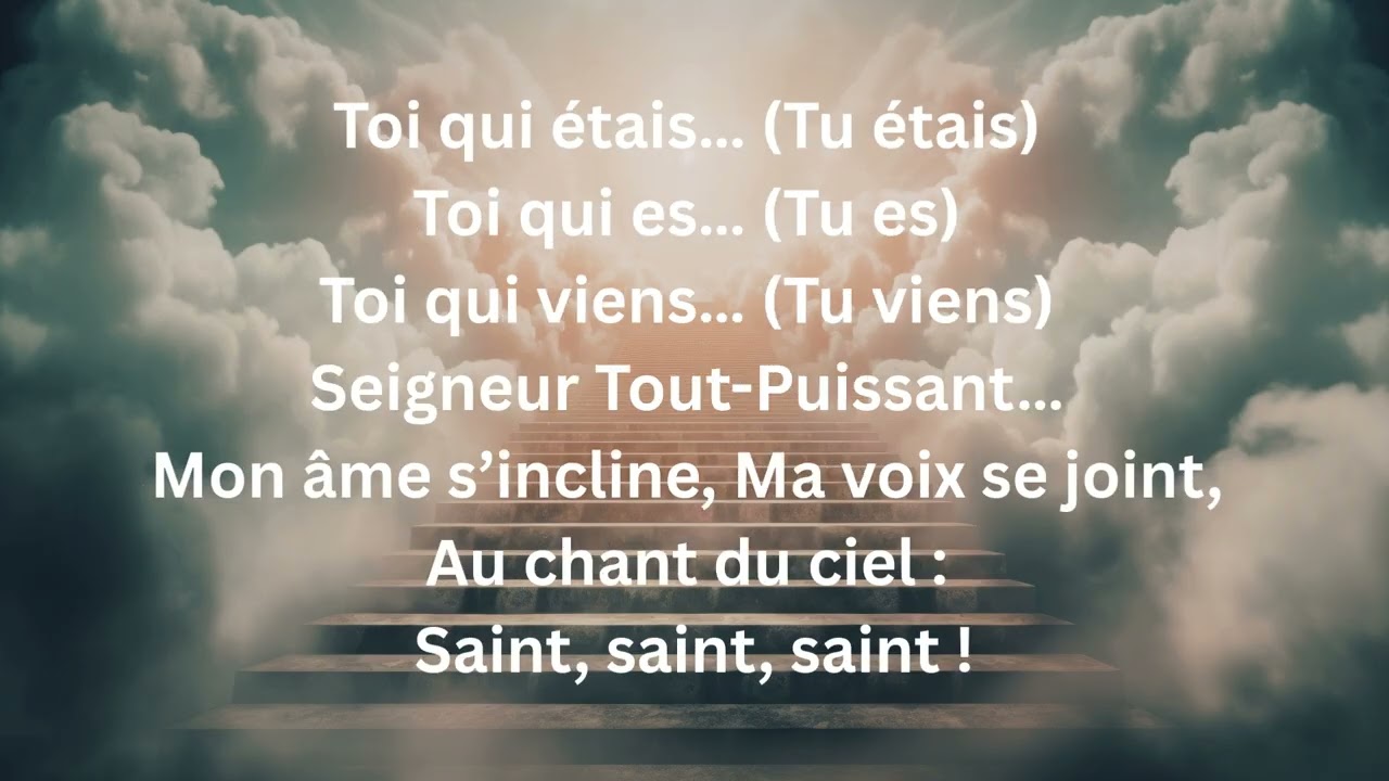 “Saint, saint, saint est l’Éternel des armées. (Ésaïe 6:3)