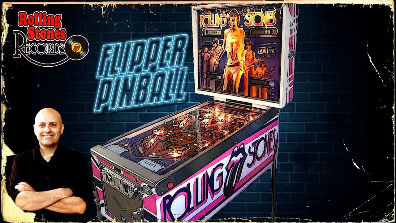 Asi funciona el FLIPPER Pinball de los Rolling STONES