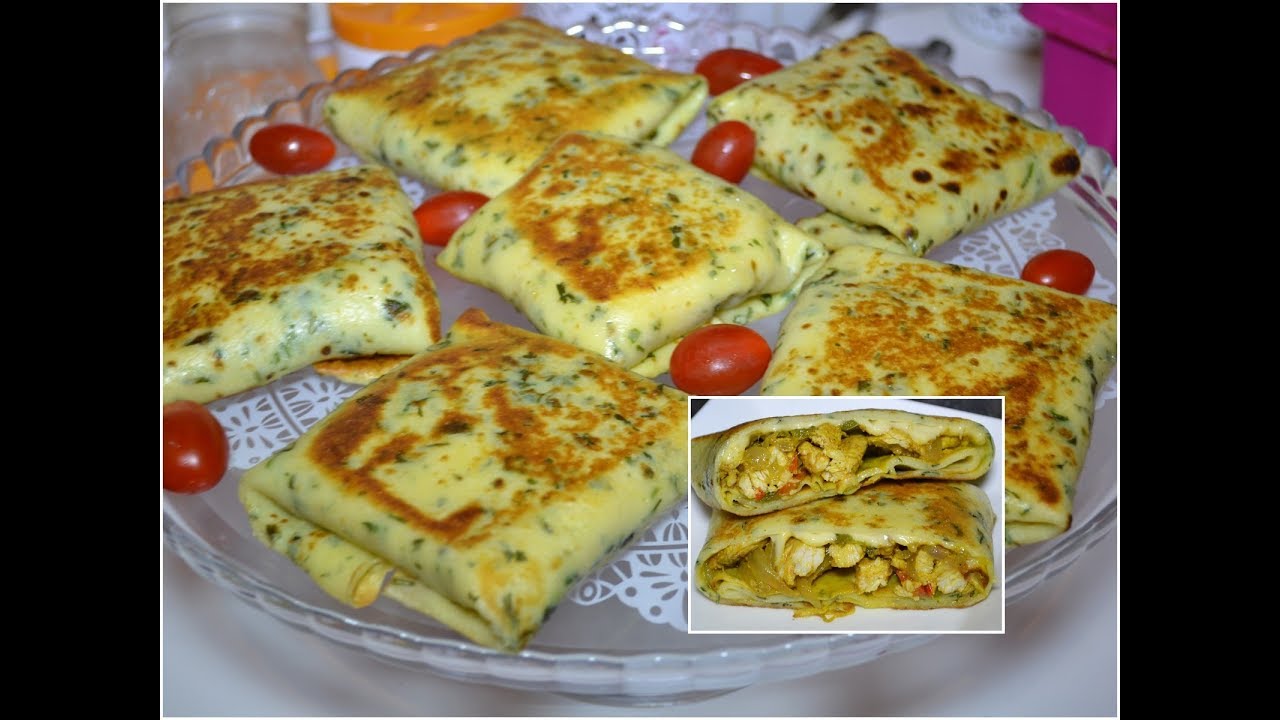 برعي عائلتك معاي😂أسهل وأروع كريب مالح معمر بالشوارما بطريقة سهلة جداا في المقلاة هاائل😋😋😍
