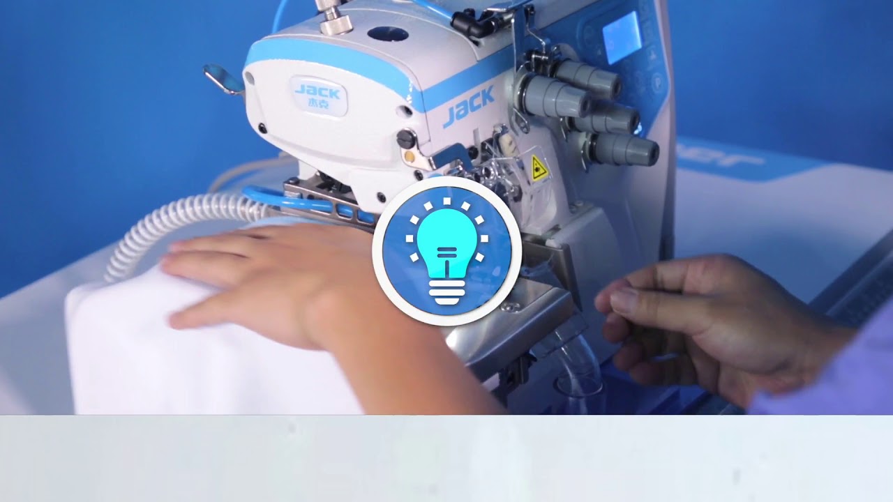 JACK C5, Pnömatik Bilgisayarlı Overlok Makinesine