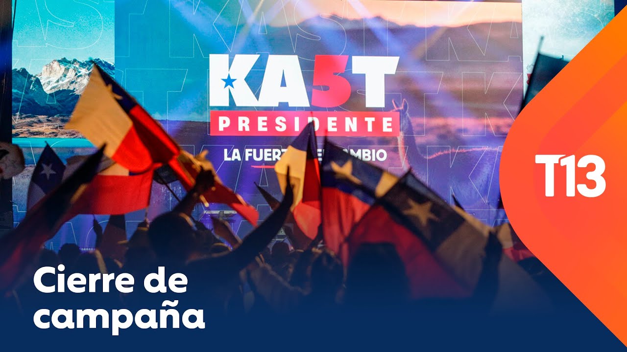 Cierre de campa&ntilde;a de Jos&eacute; Antonio Kast