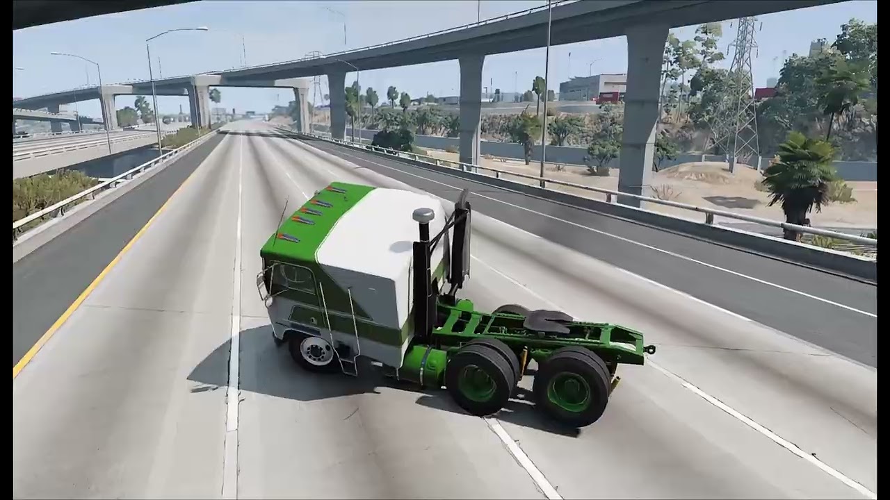 Can this Truck jump the bridge? #beamngdrive #beamng #shortvideo #truck