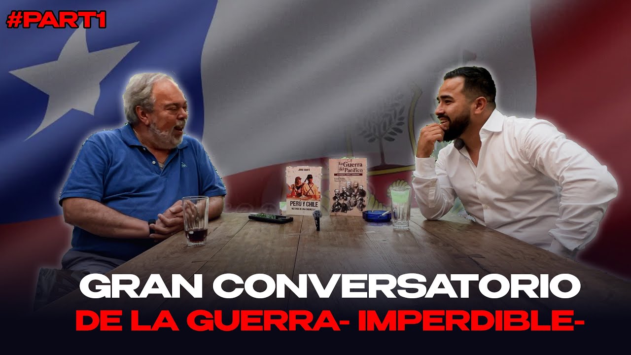 GRAN CONVERSATORIO SOBRE LA GUERRA DEL PACÍFICO CON RAFAEL MELLAFE - IMPERDIBLE- PARTE 1