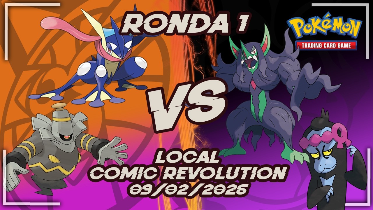 09/02/2026 | GRENINJA EX DUSKNOIR🟤🟣VS⚫🟣GRIMMSNARL EX |RONDA 1 |⚔️CHALLENGE⚔️ COMIC REVOLUTION