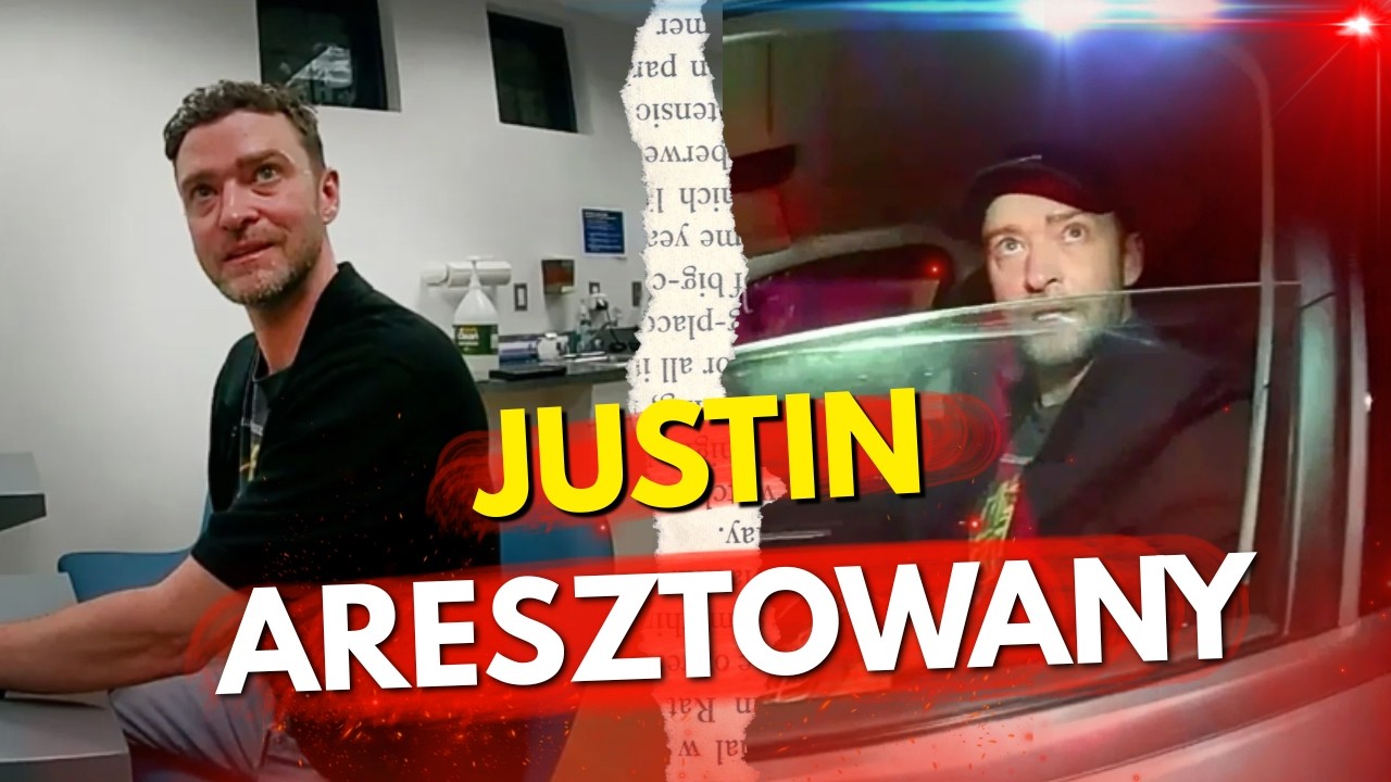 NAGRANIE z zatrzymania Justina Timberlake&rsquo;a za jazdę pod wpływem w 2024 roku!