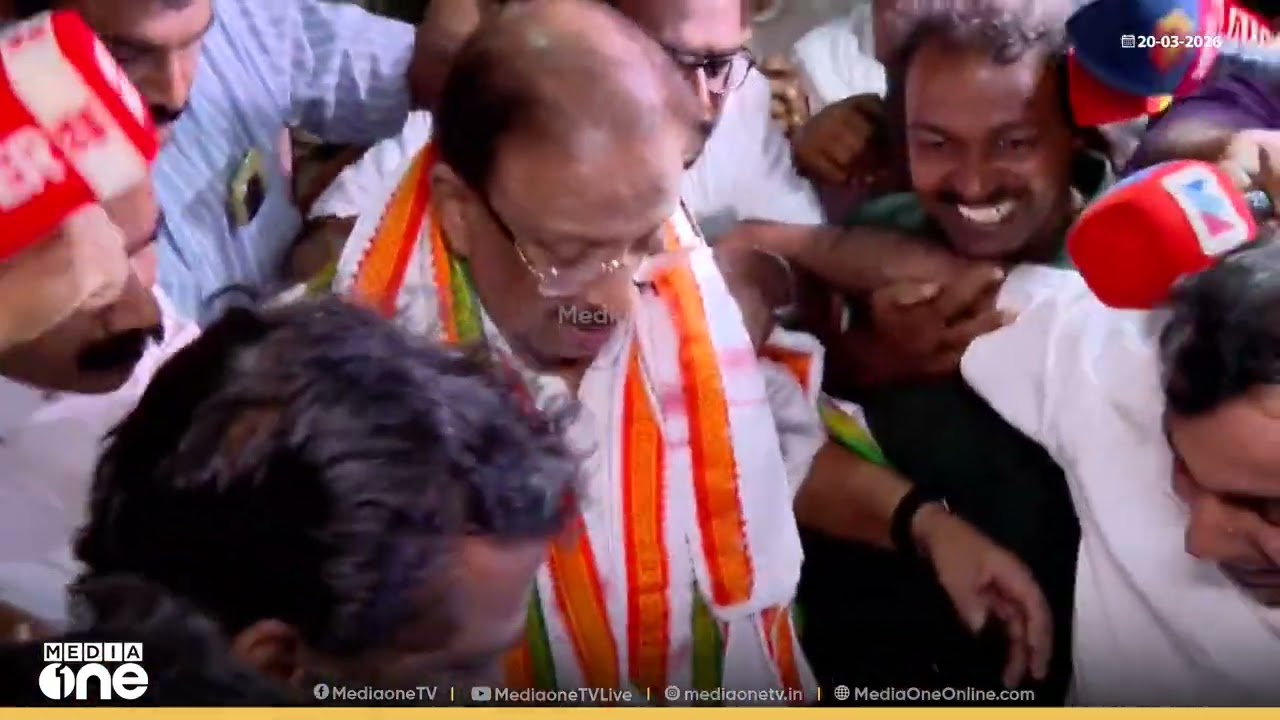 കണ്ണേ... കരളേ... കെഎസേ... കണ്ണൂരിലെത്തിയ കെ.സുധാകരന് വൻ സ്വീകരണമൊരുക്കി പ്രവർത്തകർ