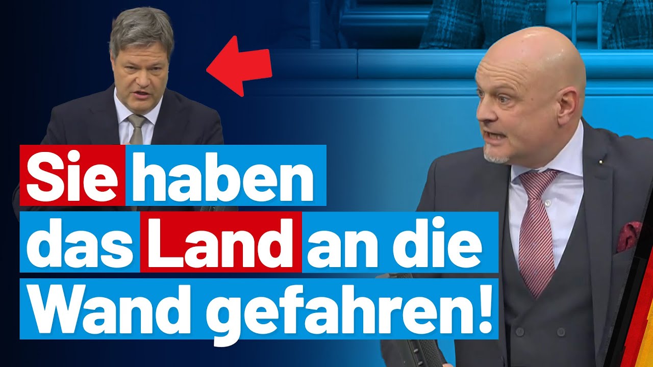 Demaskiert! AfD-Politiker zerfetzt Habecks Wirtschaftspolitik! - Enrico Komning AfD-Fraktion