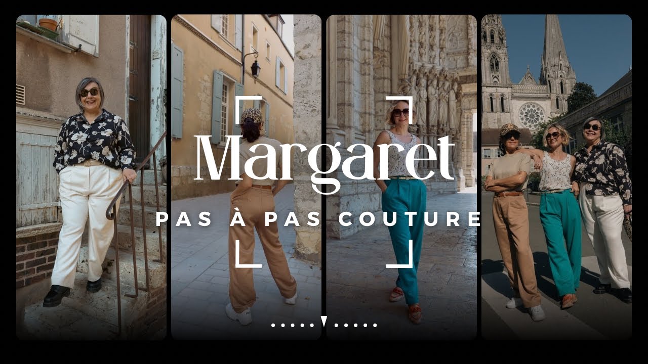 Pas à pas pantalon tailleur Margaret Germain patrons #tutopantalon #tutobraguette
