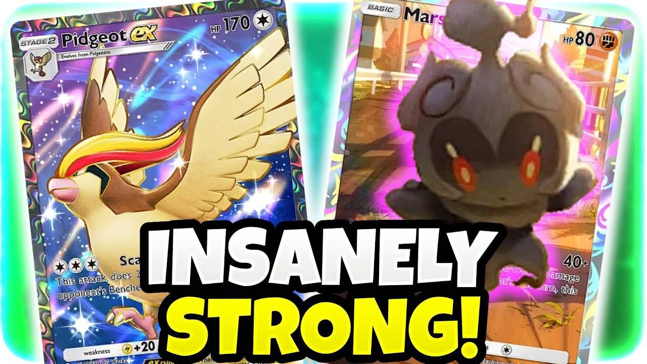 This TOURNAMENT TOPPING Pidgeot Ex and Marshadow Deck Is INSANELY STRONG! In Pokemon TCG Pocket