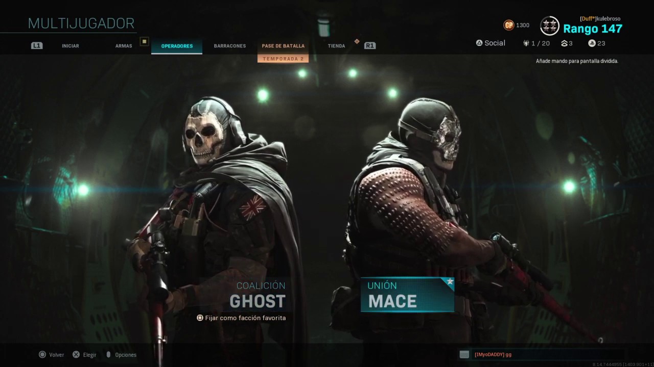 CoD MW Pack Mace Operator Bundle
