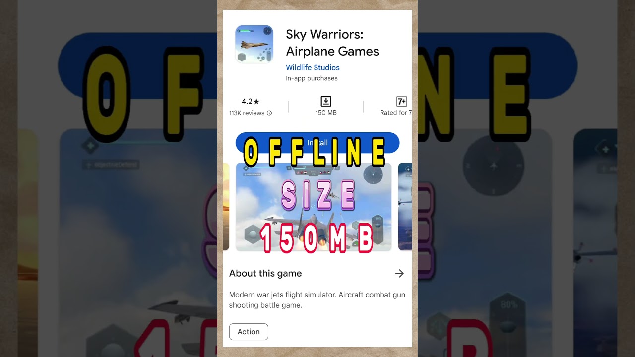 Fighter Jets Games For Android😱#shorts