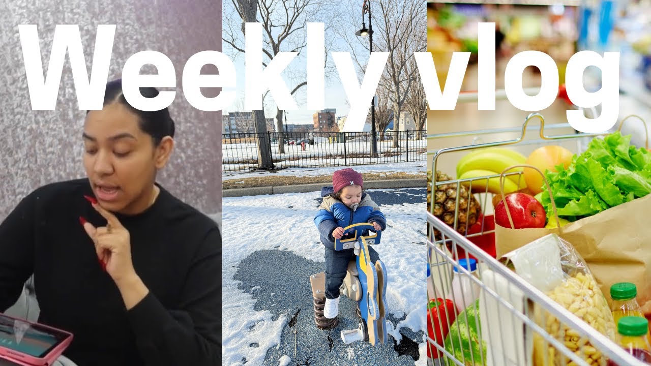 Weekly vlog| Grocery shopping| mornings with 1 year old| clients being annoying
