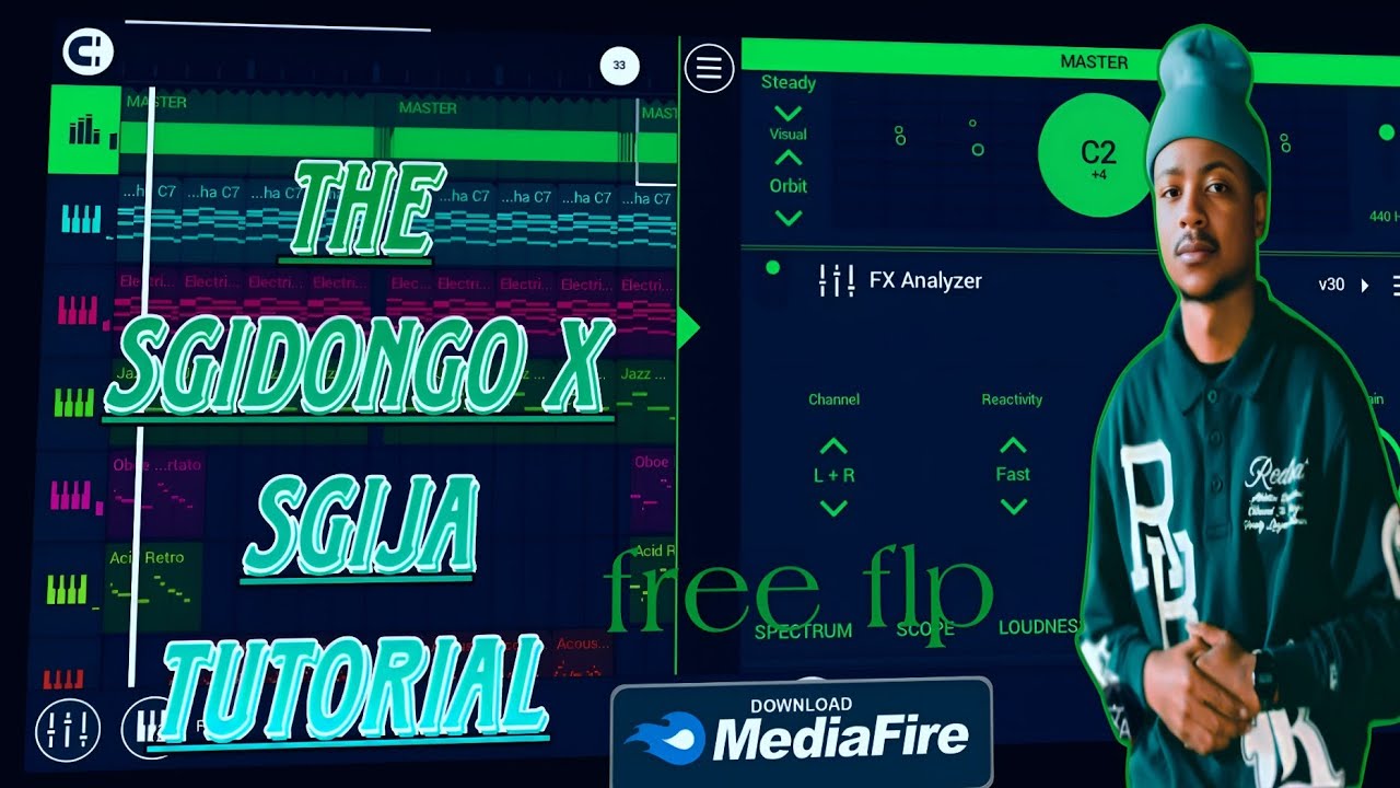 The Sgidongo x Sgija Tutorial🔥🔥for beginners in fl studio Mobile/free project file 