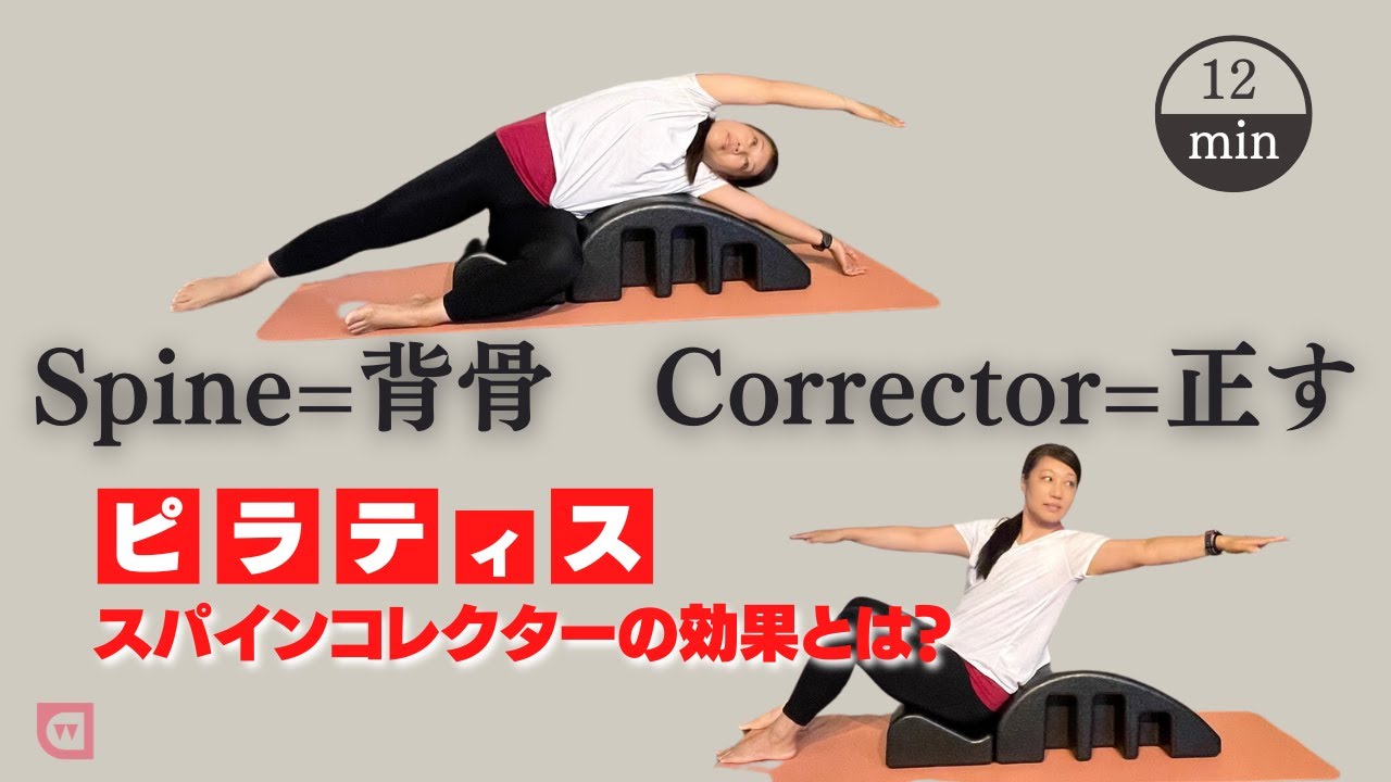 【ピラティス道具】スパインコレクターで背骨を正す