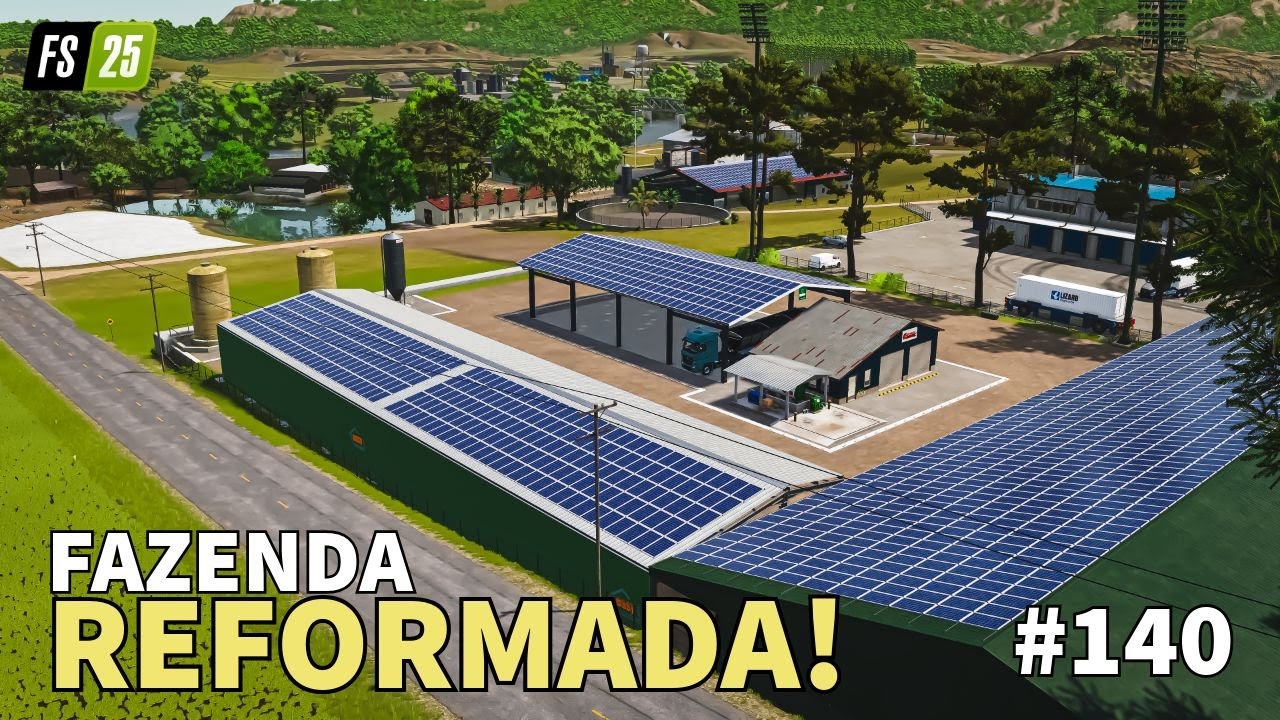 #140 Começar do ZERO! A FAZENDA ESTÁ DE CARA NOVA! | Algodão e Reforma Total! Farming Simulator 25