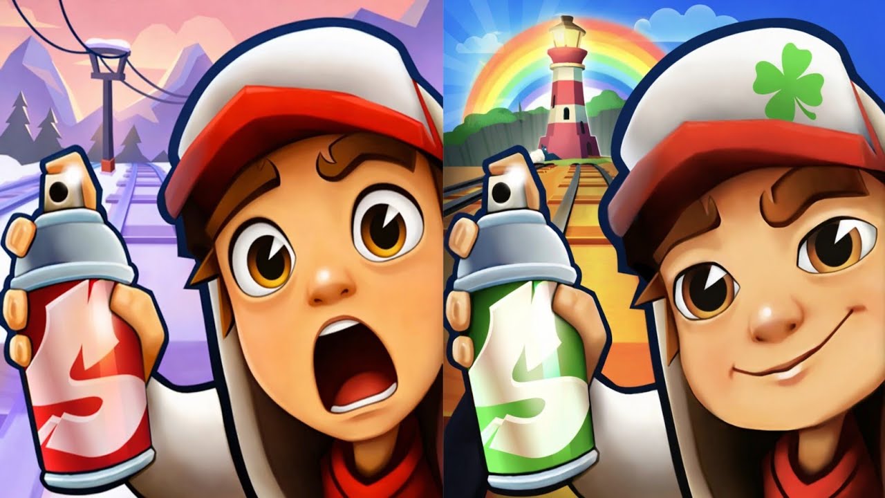 Subway surfers : Winter xtreme 2026 🆚 Easter ireland 2024 Map Comparison 