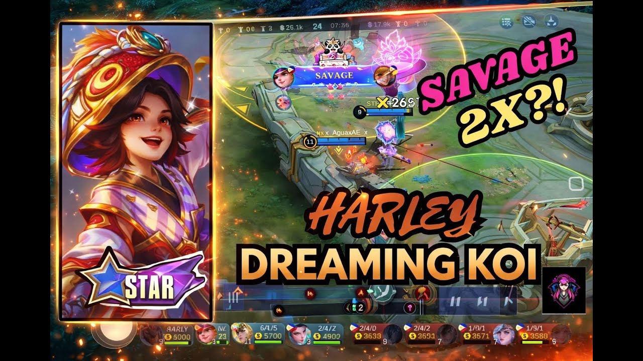 Harley (Dreaming Koi Gamplay) Savage2x?! [Refine ver]