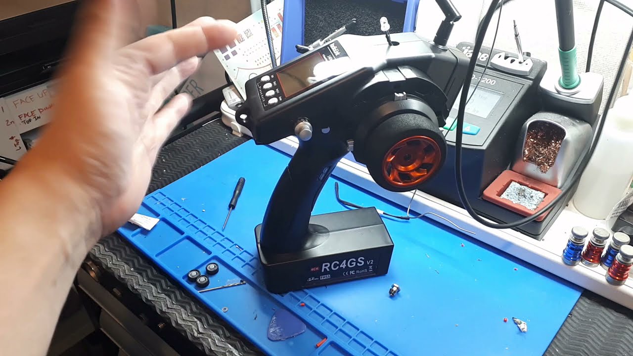 Radiolink RC4GS LED light power on mod & FAIL tutorial and warning